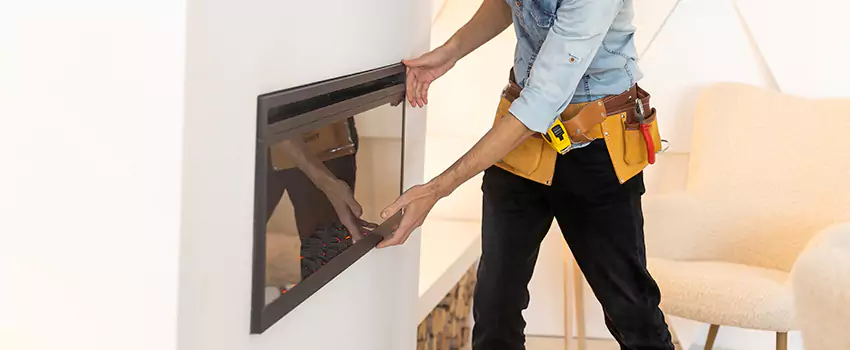 Metal Fireplace Installation in Brent, Florida