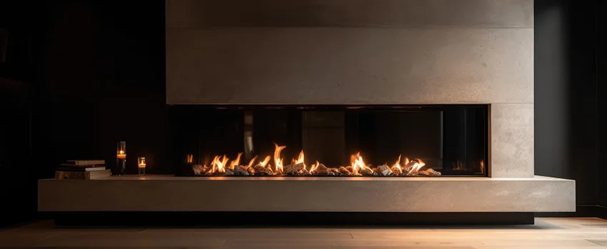 Gas Fireplace Ember Bed Design Services in Brent, Florida