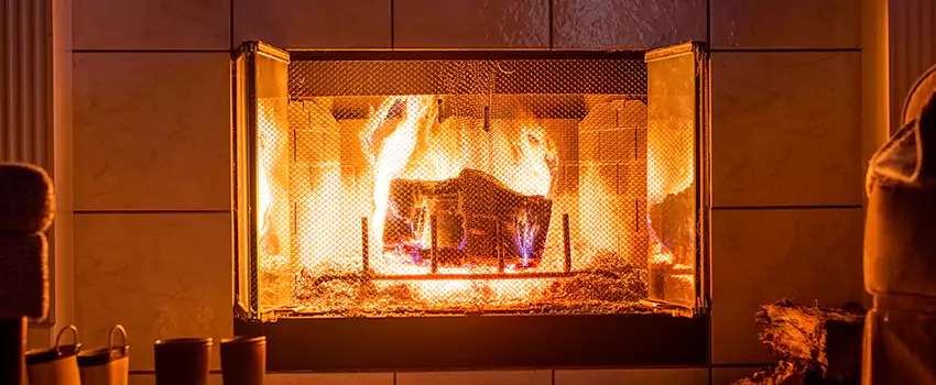 Mendota Hearth Landscape Fireplace Installation in Brent, Florida