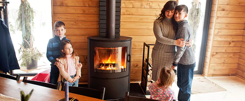 Morso Cast Iron Fireplace Insert Installation in Brent, Florida